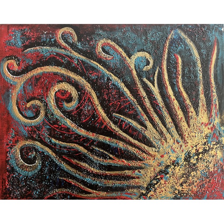 Vagues de soleil florales