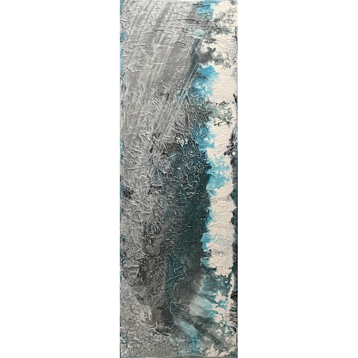 Mouvement glaciaire illuminé